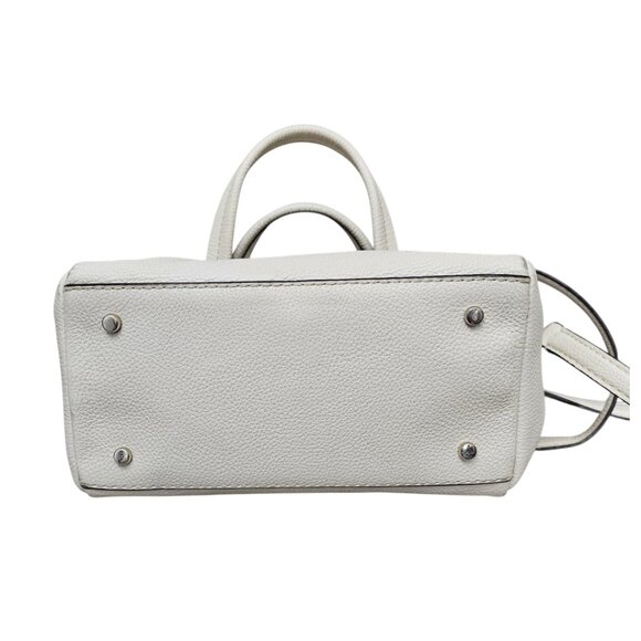 Kate Spade Naomi Pebble Leather Small Satchel Off White Tassel Shoulder Bag COA - Picture 7 of 13